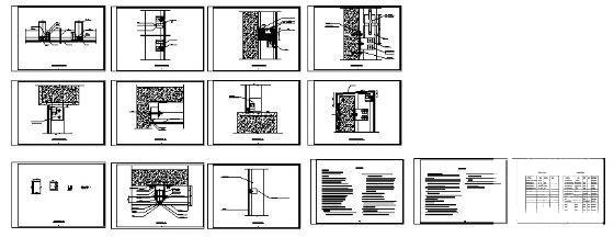 建筑幕墙施工图纸 - 2