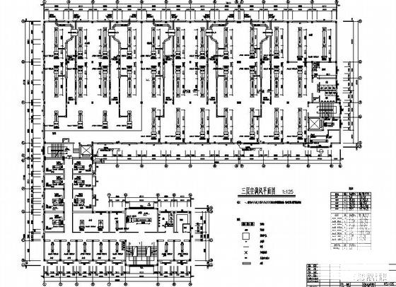 12000平米地上4层厂房空调施工CAD图纸 - 1