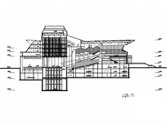 现代风格大剧院方案CAD初设图纸 - 3