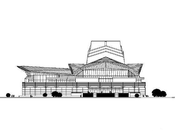 现代风格大剧院方案CAD初设图纸 - 4