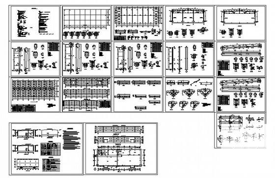 钢结构厂房设计图纸 - 1