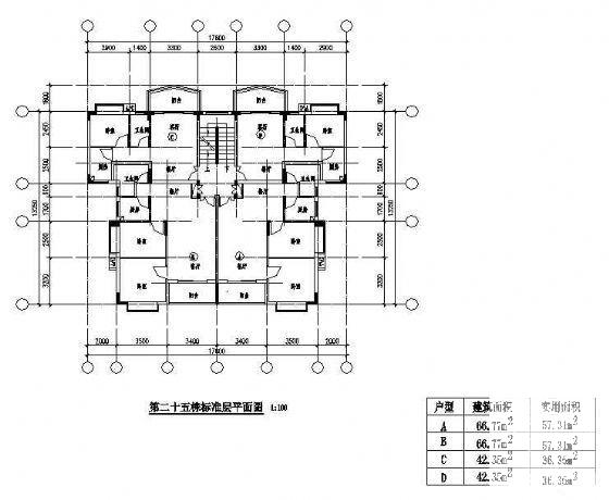 发展商十五个经典户型CAD图纸 - 3