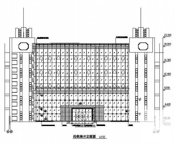 玻璃幕墙施工图纸 - 1