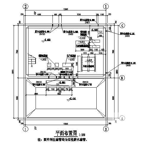 水泵基础结构 - 2