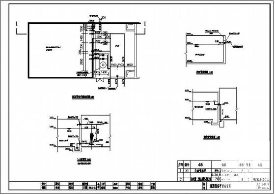 5216平米健身馆给排水施工CAD图纸 - 4