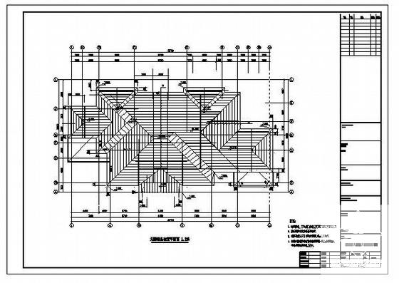 别墅建筑结构施工图 - 4