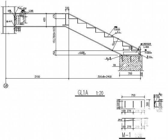 钢楼梯施工图纸 - 3