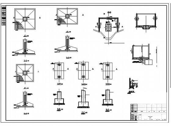 水泥公司原料调配站及输送结构设计CAD施工图纸 - 2