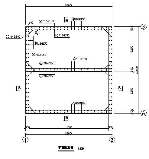 蓄水池施工图纸 - 1