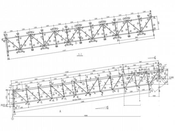 45米胶带机通廊结构施工CAD图纸 - 2