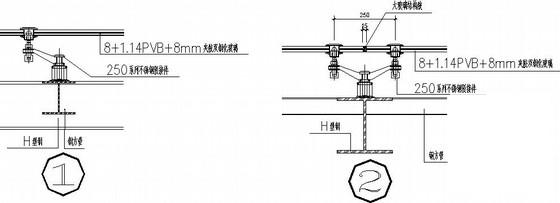 悬挑2.2米雨篷结构施工CAD图纸 - 3