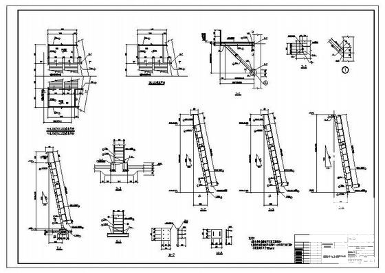 90米高硫酸尾气烟囱结构CAD图纸 - 4