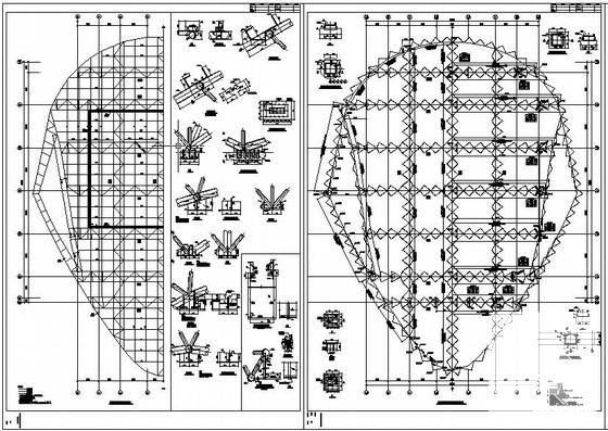 钢管桁架结构施工图 - 2