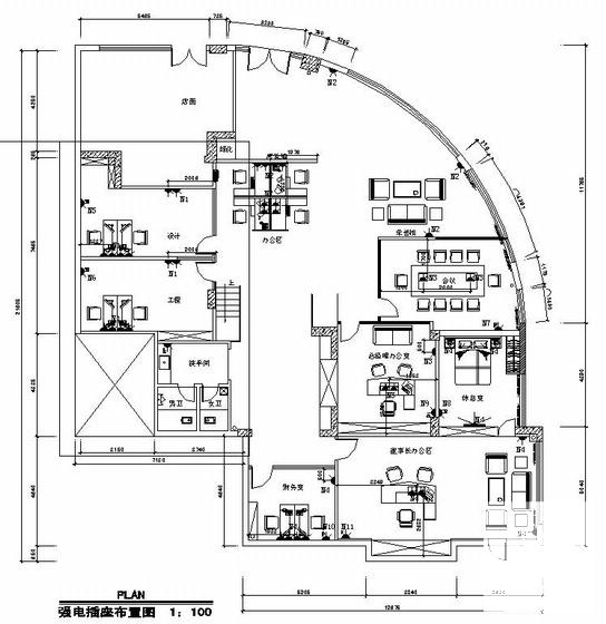 办公室施工图纸 - 1