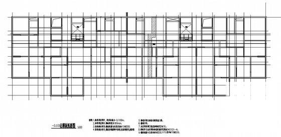 沂水上17层剪力墙住宅楼结构设计CAD施工大样图 - 1
