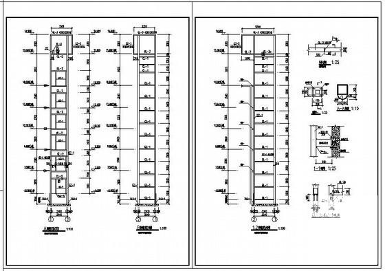 电梯钢结构施工图纸 - 3