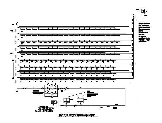 63355平米23层财富中心空调施工设计CAD图纸 - 1