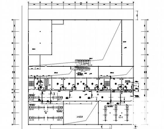 7100平米3层客运中心空调通风施工CAD图纸 - 2