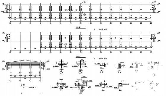 钢结构厂房建筑图纸 - 4