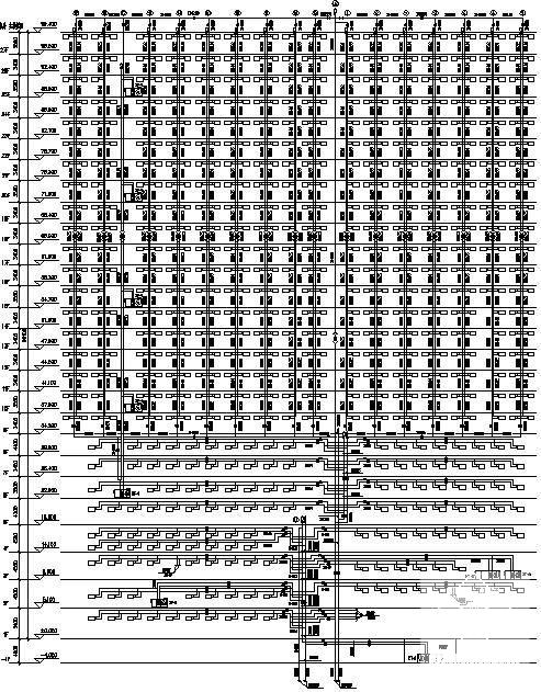 62029平米27层大厦空调通风施工CAD图纸 - 3