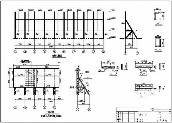 广告牌钢结构施工图 - 1