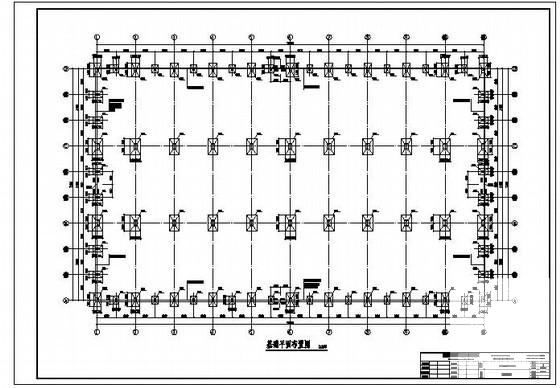 三联跨门式刚架结构设计CAD施工图纸 - 4