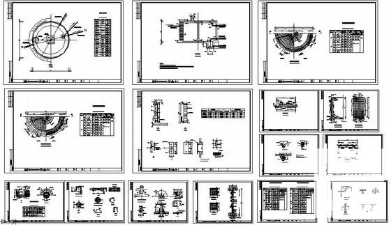 圆形水池结构施工图 - 1