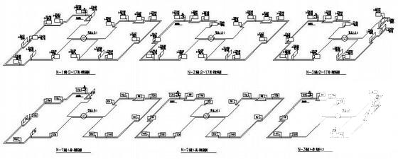 住宅楼采暖设计图纸 - 2