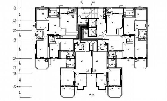 21405平米地上33层大厦采暖通风CAD图纸 - 2