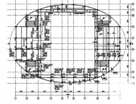 网球馆结构施工CAD图纸（独立基础，共24张） - 2