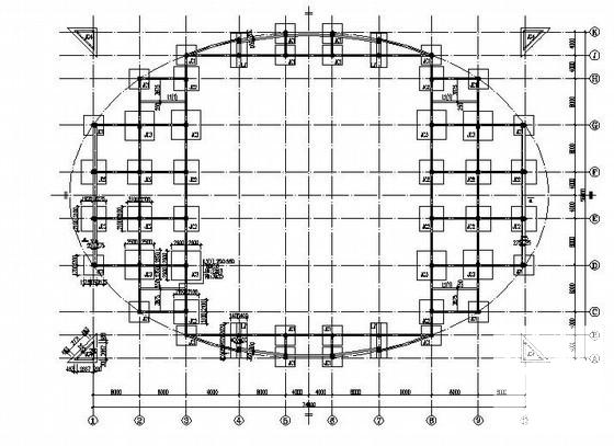 网球馆结构施工CAD图纸（独立基础，共24张） - 3