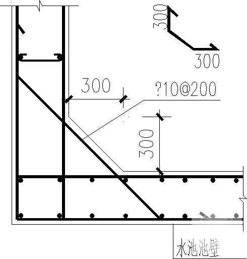 矩形集水坑结构施工CAD图纸（总共2张） - 3