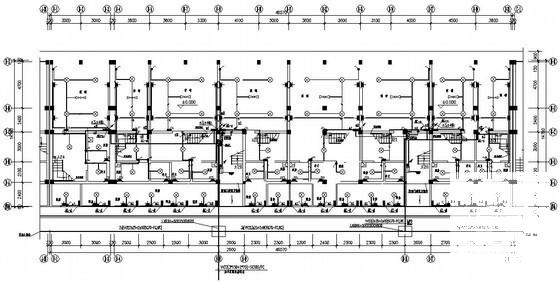 7层商住两用楼电气施工CAD图纸（三级负荷） - 1