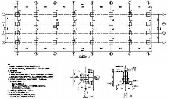 钢结构车棚设计图纸 - 1