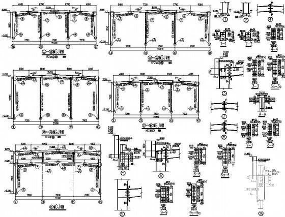 单层厂房结构施工图 - 4