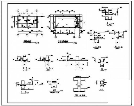 门卫结构施工图 - 1