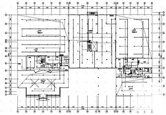 4层汽车4S店电气施工CAD图纸（地下1层） - 2
