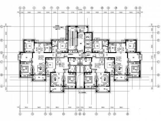 高层住宅设计图纸 - 1