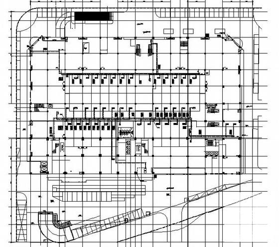 73657平米地上19层数码港空调通风CAD施工图纸 - 1