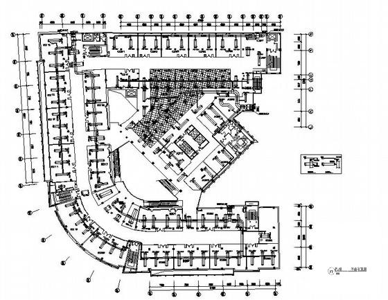 30000平米地上15层大厦空调施工CAD图纸 - 1