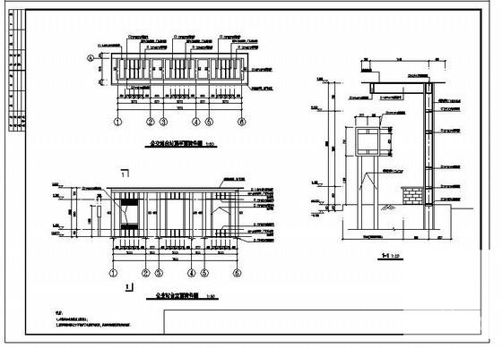 公交站台结构图纸 - 2
