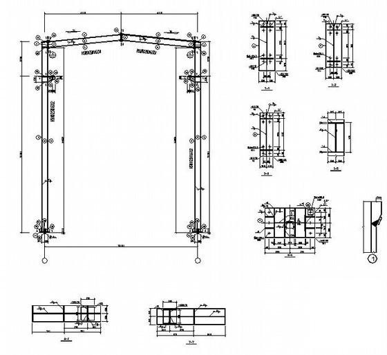 门式钢架厂房施工图 - 4