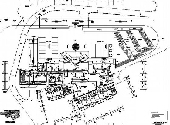 20754平米地上两层接待中心空调CAD图纸 - 1