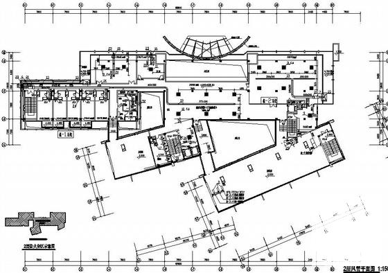 20754平米地上两层接待中心空调CAD图纸 - 2