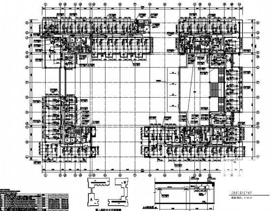 66945平米地上12层大厦空调通风施工CAD图纸 - 1