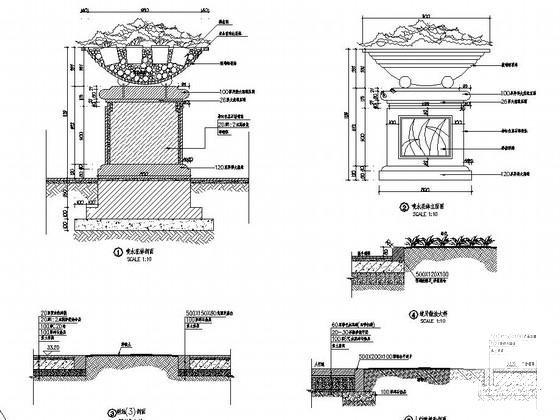 园林景观施工图纸 - 3