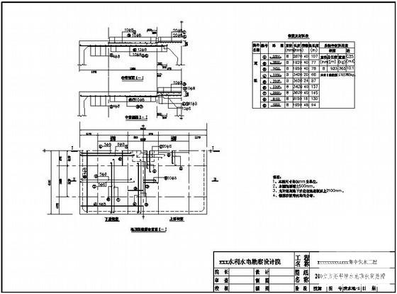 矩形水池施工图 - 3