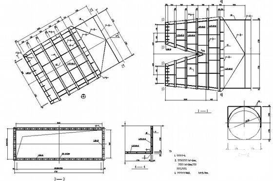 钢结构支架图纸 - 1