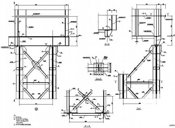 钢结构支架图纸 - 4