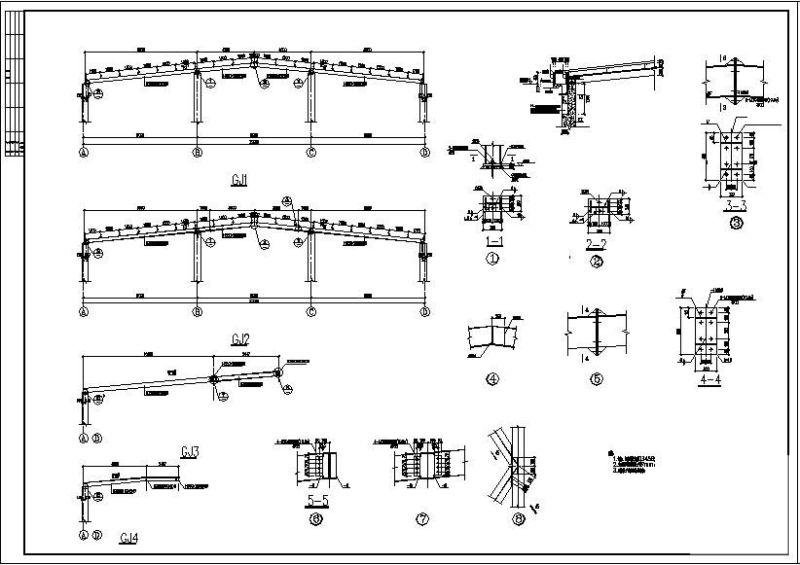 钢结构屋面图纸 - 2